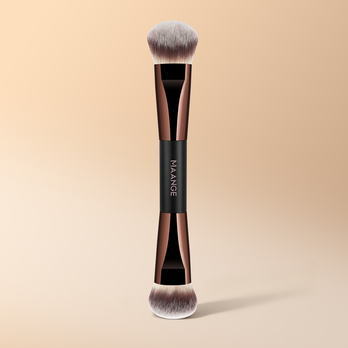 MAANGE Custom Logo OEM&ODM Makeup Brush Double Ended Single Makeup Loose Powder Foundation  Professional Makeup Brushes - 图片 1