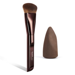 MAANGE Wholesale Custom Private Label Professional Single Makeup Brush 1pcs Powder Puff  Professional Foundation Makeup Brush