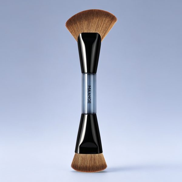 MAANGE Wholesale Private Label Single Double-ended Makeup Brush Foundation Loose Powder Blush Professional Makeup Brush Set
