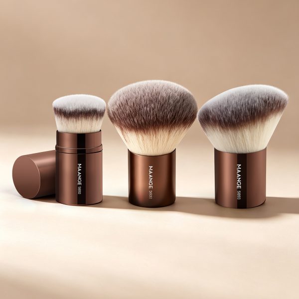 MAANGE Wholesale 3pcs Professional Makeup Brush Set Loose Powder Foundation Blush Contouring Professional Makeuop Brush Set