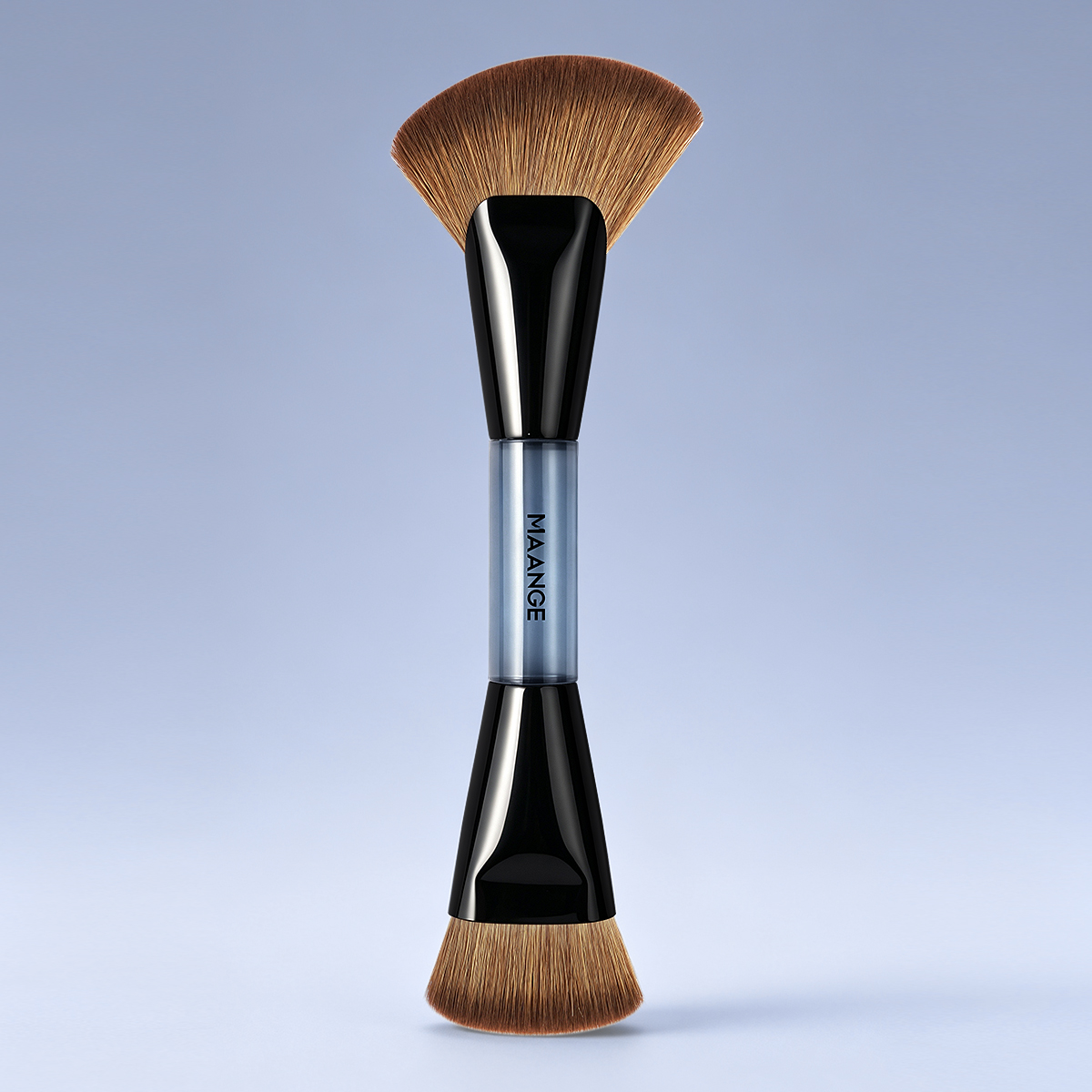 MAANGE Wholesale Private Label Single Double-ended Makeup Brush  Foundation Loose Powder Blush Professional Makeup Brush Set - 图片 1