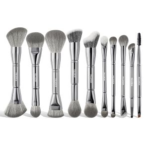 MAANGE Custom logo 10PCS Professional Makeup Brushes Private Label Foundation Eyeshadow Brush  Makeup Brushes Set Makeup Tools