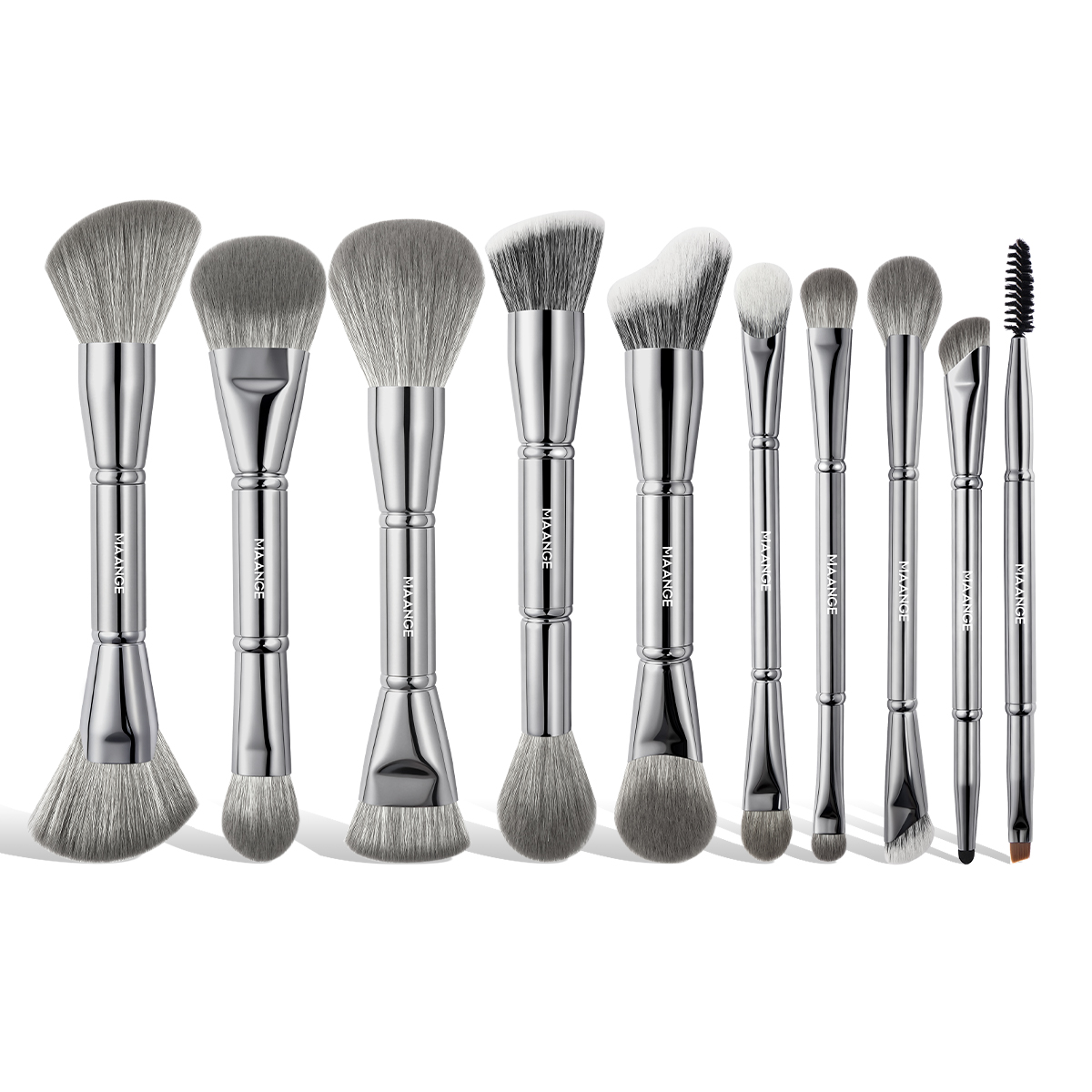 MAANGE Custom logo 10PCS Professional Makeup Brushes Private Label Foundation Eyeshadow Brush  Makeup Brushes Set Makeup Tools - 图片 1
