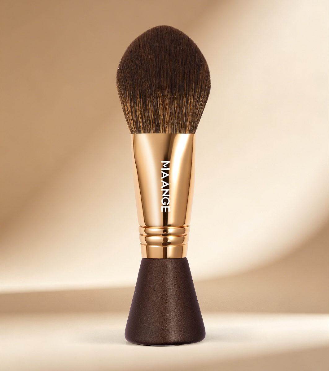 MAANGE Custom OEM&ODM Triangular Blush Brush Single Makeup Brush Loose Powder Makeup Tools Makeup Brushes - 图片 1