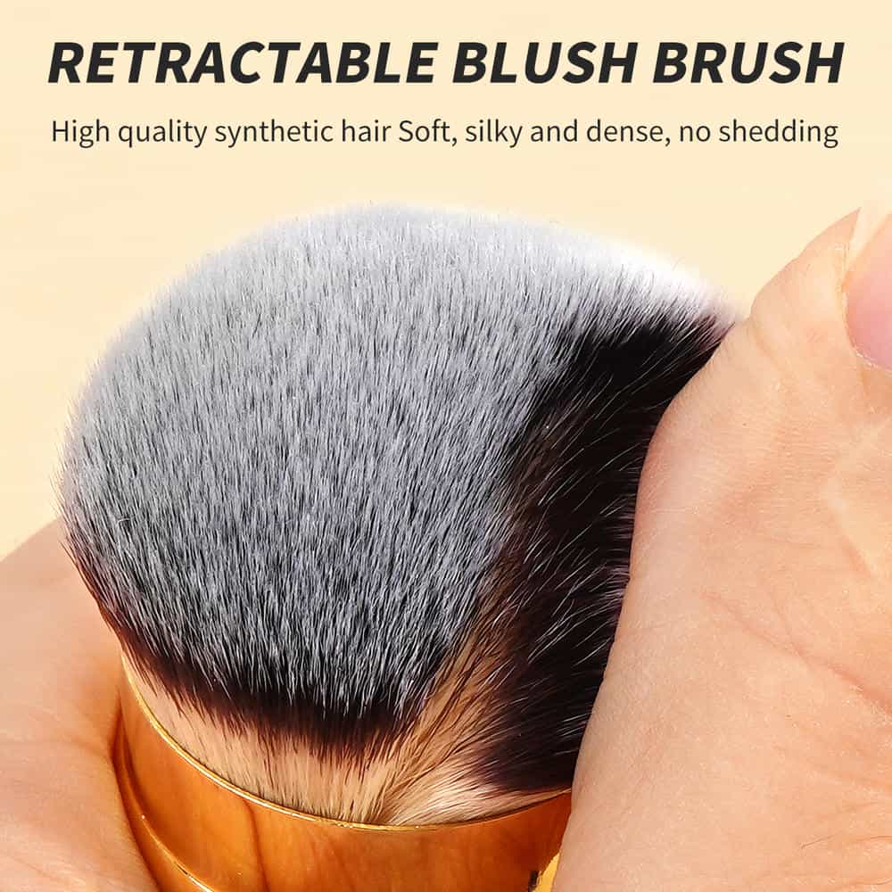 MAANGE 3pcs  Makeup Brushes Foundation Loose Powder Concealer Cosmetic Brush Professional Private Label Makeup Brushes Set - 图片 5