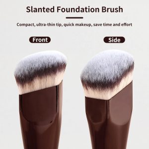 Maange Wholesale Custom OEM&ODM Makeup Tools Foundation Loose Powder Blush   Eyeshadow  9pcs Professional Makeup Brush Set - 图片 2