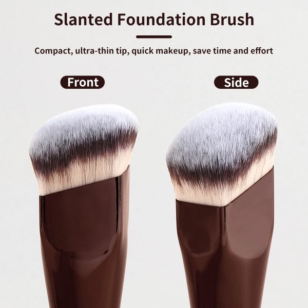 Maange Wholesale Custom OEM&ODM Makeup Tools Foundation Loose Powder Blush Eyeshadow 9pcs Professional Makeup Brush Set