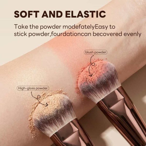 MAANGE 3pcs  Double-Ended Makeup Brush Foundation Cosmetic Brush Professional Private Label Concealer Makeup Brushes Set