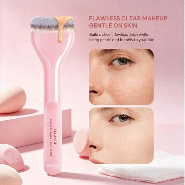 Maange Custom Professional New Arrival Soft Nylon Hair Makeup Brush Set 24pcs Makeup Brushes 12 Powder Puff Makeup Tools