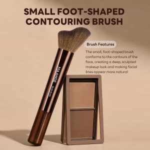 MAANGE Wholesale High Quality 3pcs  Makeup Brush Set  Foundation Loose Powder Contouring Professional Makeup Brush Kit - 图片 2
