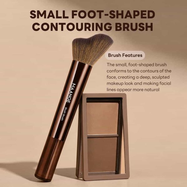 MAANGE Wholesale High Quality 3pcs Makeup Brush Set Foundation Loose Powder Contouring Professional Makeup Brush Kit