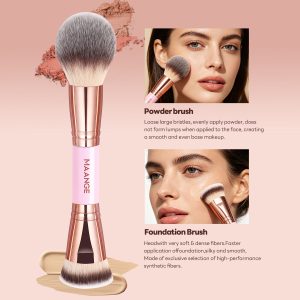 MAANGE  Wholesale 21pcs Makeup Brushes Set 8pcs Powder Puff Foundation Concealer Blush Professional Brushes for Makeup - 图片 6