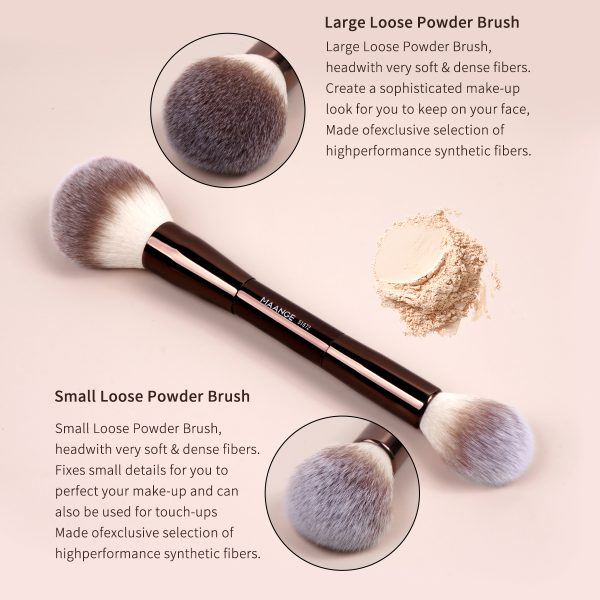 MAANGE Professional 11PCS  Makeup Brushes Makeup Bag Foundation Powder EyeShadows Face Makeup Brushes Set