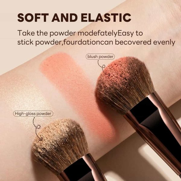 MAANGE Hot Sale 3pcs Double-Ended Makeup Brush Foundation Cosmetic Brush Professional Private Label Concealer Makeup Brushes Set