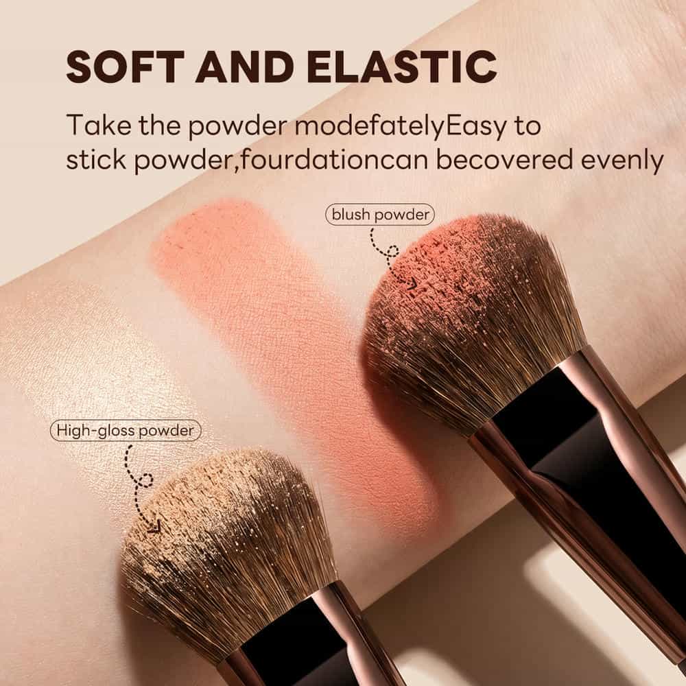MAANGE Hot Sale 3pcs Double-Ended Makeup Brush Foundation Cosmetic Brush Professional Private Label Concealer Makeup Brushes Set - 图片 2