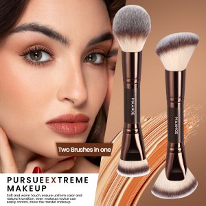 MAANGE Custom OEM&ODM 21PCS Makeup Brush 12PCS Powder Puff  Makeup Bag Foundation Eyeshadow Loose Powder Blush Makeup Brush Set - 图片 7