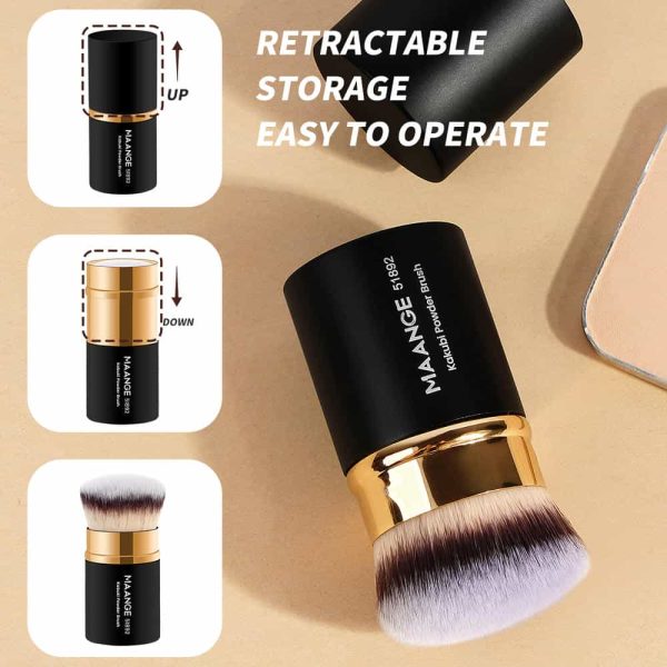 MAANGE 3pcs Makeup Brushes Foundation Loose Powder Concealer Cosmetic Brush Professional Private Label Makeup Brushes Set