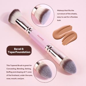 MAANGE  Wholesale 21pcs Makeup Brushes Set 8pcs Powder Puff Foundation Concealer Blush Professional Brushes for Makeup - 图片 5