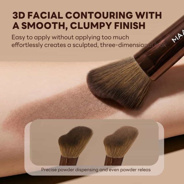MAANGE Wholesale High Quality 3pcs Makeup Brush Set Foundation Loose Powder Contouring Professional Makeup Brush Kit