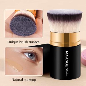 MAANGE 3pcs  Makeup Brushes Foundation Loose Powder Concealer Cosmetic Brush Professional Private Label Makeup Brushes Set - 图片 7