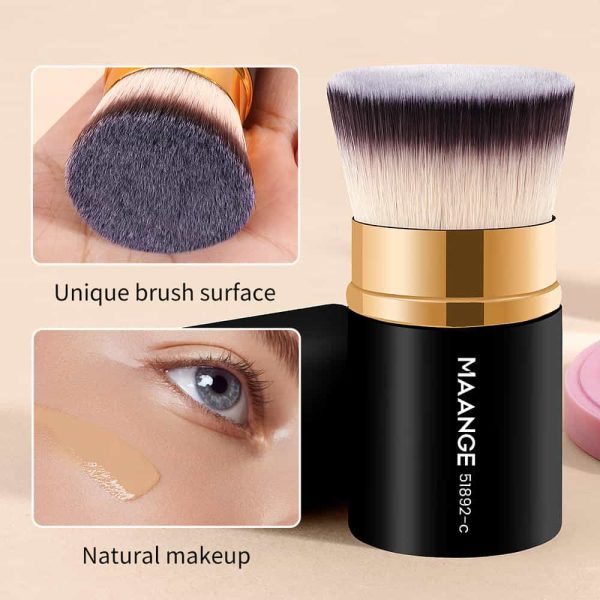 MAANGE 3pcs Makeup Brushes Foundation Loose Powder Concealer Cosmetic Brush Professional Private Label Makeup Brushes Set