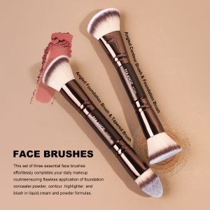 MAANGE Professional 11PCS  Makeup Brushes Makeup Bag Foundation Powder EyeShadows Makeup Tools Face Makeup Brushes Set - 图片 8