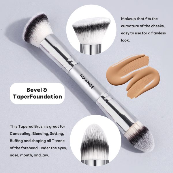 MAANGE  Wholesale  21pcs Makeup Brushes 8pcs Powder Puff Foundation Concealer Blush Eyeshadow Professional Makeup Brush Set