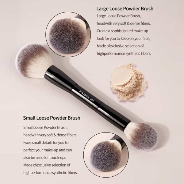 MAANGE Wholesale Custom OEM&ODM Exclusive 25PCS Makeup Brush Set 3PCS Powder Puff Storage Box Makeup Tools