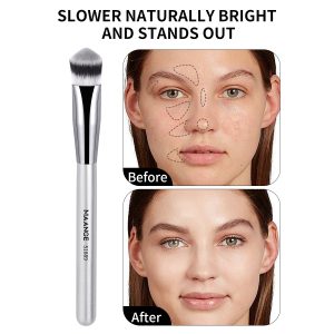 MAANGE Wholesale Private Label 15PCS Makeup Brush Set Foundation Loose Powder Eyeshadow Makeup Bag Makeup Tools Makeup Brush Kit - 图片 6