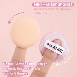 Maange Custom Professional New Arrival Soft Nylon Hair Makeup Brush Set 24pcs Makeup Brushes 12 Powder Puff Makeup Tools - 图片 11