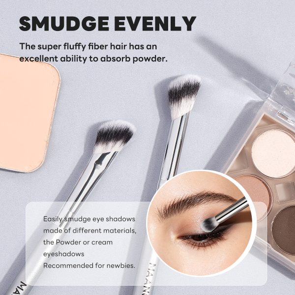 MAANGE  Wholesale  21pcs Makeup Brushes 8pcs Powder Puff Foundation Concealer Blush Eyeshadow Professional Makeup Brush Set