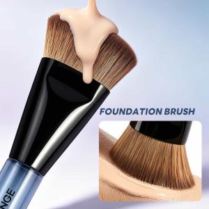 MAANGE Wholesale Private Label Single Double-ended Makeup Brush  Foundation Loose Powder Blush Professional Makeup Brush Set - 图片 4