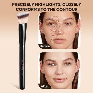 MAANGE Professional  21pcs Makeup Brush  12pcs Powder Puff Makeup Bag Makeup Tools Facial Makeup Brushes - 图片 5