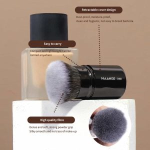 MAANGE Wholesale Custom OEM&ODM Exclusive 25PCS Makeup Brush Set 3PCS Powder Puff Storage Box Makeup Tools - 图片 5