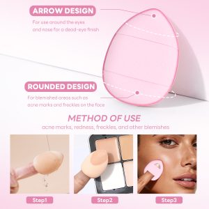 Maange Custom Professional New Arrival Soft Nylon Hair Makeup Brush Set 24pcs Makeup Brushes 12 Powder Puff Makeup Tools - 图片 12