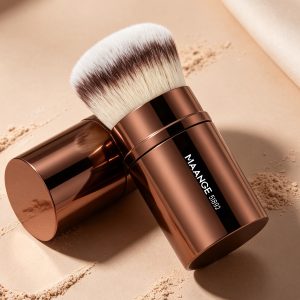 MAANGE Wholesale 3pcs Professional Makeup Brush Set Loose Powder Foundation Blush Contouring Professional Makeuop Brush Set - 图片 3