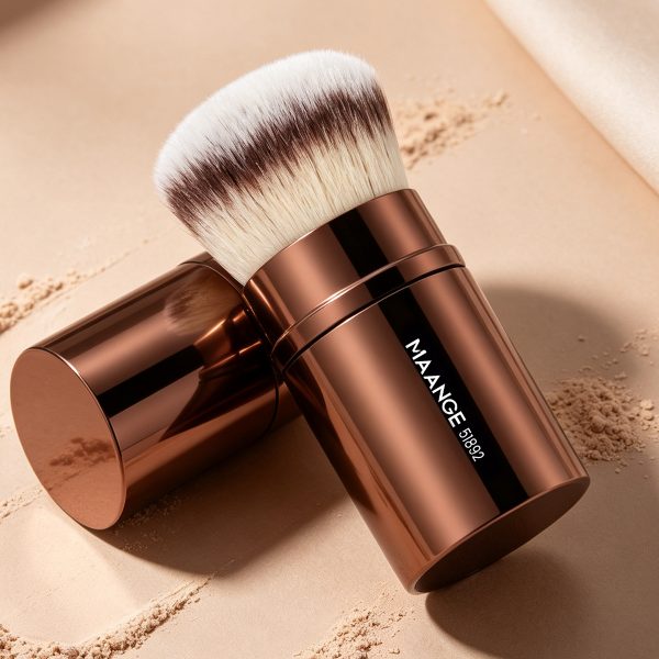 MAANGE Wholesale 3pcs Professional Makeup Brush Set Loose Powder Foundation Blush Contouring Professional Makeuop Brush Set