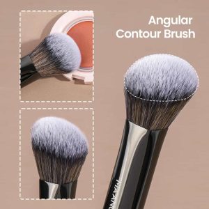 MAANGE Wholesale Custom OEM&ODM Exclusive 25PCS Makeup Brush Set 3PCS Powder Puff Storage Box Makeup Tools - 图片 6