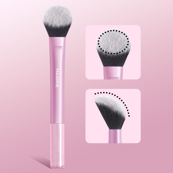 Maange Custom Professional New Arrival Soft Nylon Hair Makeup Brush Set 24pcs Makeup Brushes 12 Powder Puff Makeup Tools
