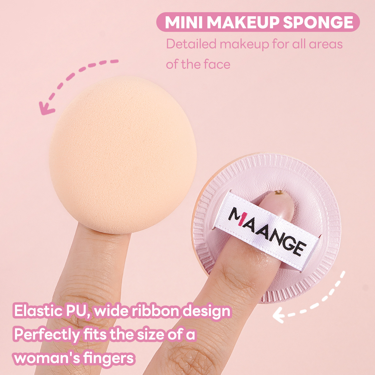 MAANGE  Wholesale 21pcs Makeup Brushes Set 8pcs Powder Puff Foundation Concealer Blush Professional Brushes for Makeup - 图片 8