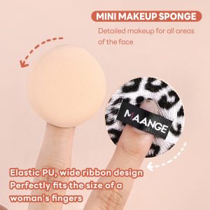 MAANGE  Wholesale Customized  21pcs Makeup Brushes 8pcs Powder Puff Foundation Concealer Blush Professional Makeup Brush Set - 图片 7