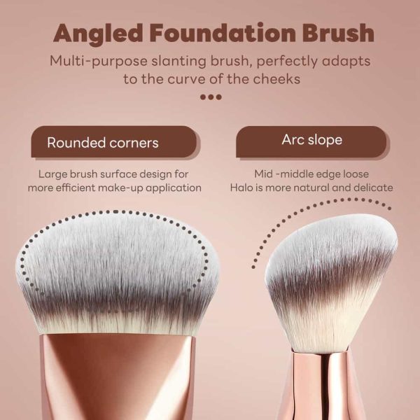 MAANGE Custom Private Label Professional Single Makeup Brush 1pcs Powder Puff Professional Foundation Makeup Brushes