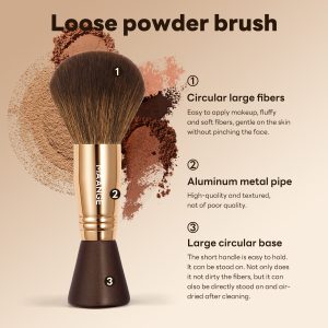 MAANGE Wholesale Custom OEM&ODM Single Makeup Brush  Loose Powder Brush Blush Makeup Brush - 图片 2
