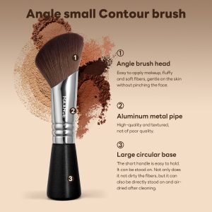 MAANGE Customization High Quality Single Makeup Brush  Anglesmall Contour Brush Professional Makeup Brush Makeup Tools - 图片 2
