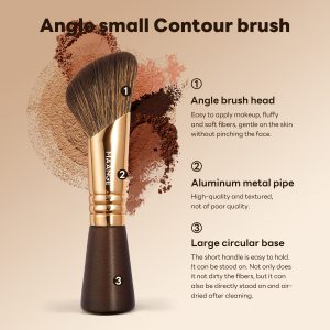 MAANGE Wholesale High Quality Private Label Single Makeup Brush  Anglesmall Contour Brush Professional Makeup Brush - 图片 2