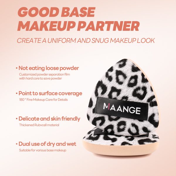 MAANGE Wholesale 21PCS Makeup Brush 12PCS Powder Puff Makeup Bag Foundation Eyeshadow Loose Powder Blush Makeup Brush Set