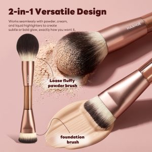 MAANGE Wholesale Custom Logo 11pcs Makeup Brush Set Makeup Brush Tool Professinal Facial Makeup Brush Set - 图片 2