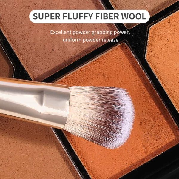 MAANGE Wholesale 16pcs Makeup Brush Private Label Foundation Eyeshadow Blush Loose Powder Facial Professional Makeup Brush Set
