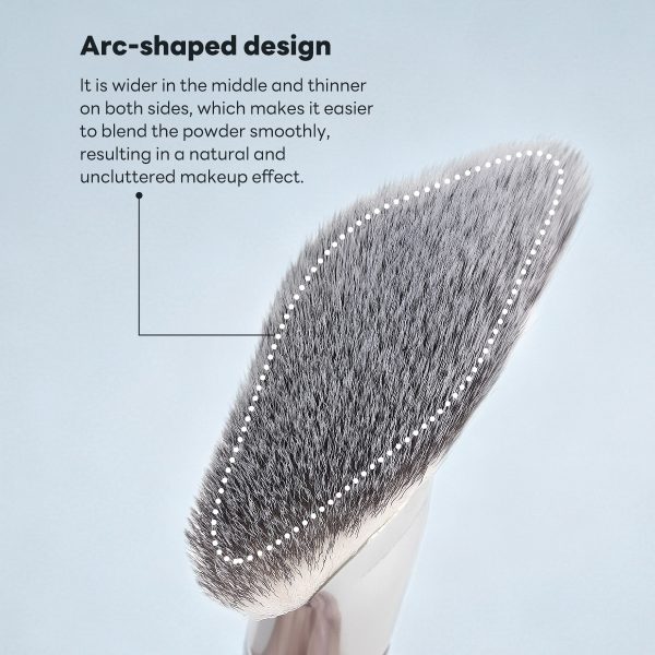 MAANGE Customization Single Makeup Brush Fan-shaped Contouring Brush Loose Powder Brush Makeup Brush