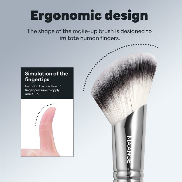 MAANGE High Quality Private Label Single Makeup Brush Angle Small Contour Brush Professional Makeup Brush